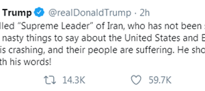 特朗普：伊朗所谓“最高领袖”不怎么“最高”了缩略图