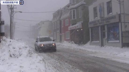 受暴雪影响 加拿大纽芬兰省首府宣布进入紧急状态