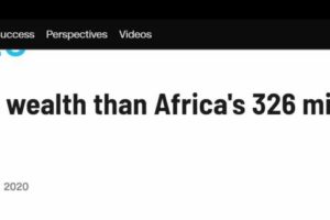 全球最富有22名男性身家超过非洲所有女性总财产缩略图