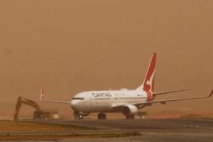 澳大利亚丛林大火再度燃烧 堪培拉机场航班停飞缩略图