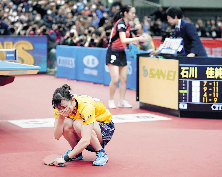 日本乒乓国手放话战胜中国队 结果败给本国高中生