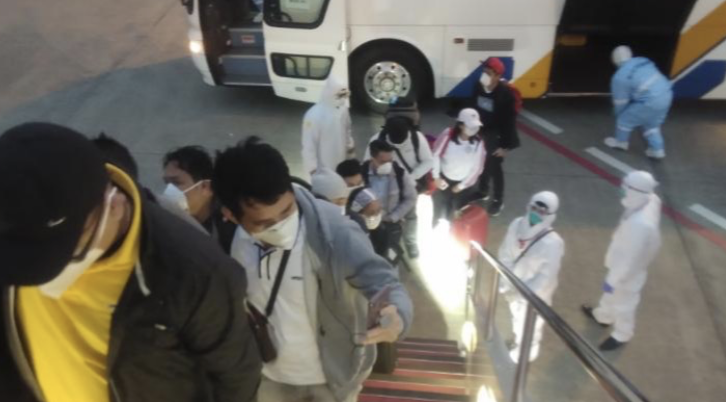 “钻石公主”号上的菲律宾公民已从日本启程返菲