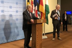 联合国秘书长古特雷斯呼吁伊德利卜立即停火缩略图