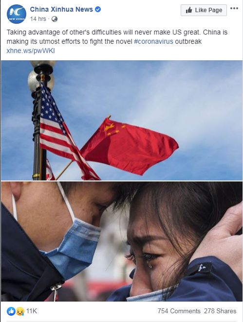 面对中国疫情 白宫的反应让美国网友也看不下去了
