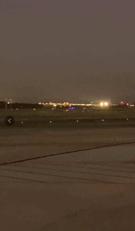 盘旋5小时 加航一航班在马德里机场成功迫降(图)