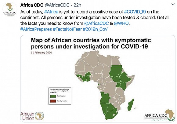 “新冠”疫情随时会出现 非洲国家准备好了吗？