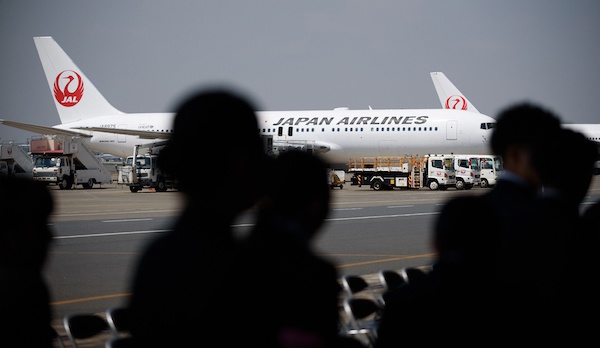 日本航空往返中国部分航班停航 部分路线减少航班