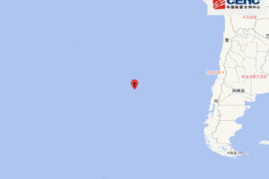 西智利海岭发生5.4级地震 震源深度10千米缩略图