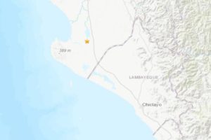 秘鲁西北部发生5.1级地震 震源深度56.4公里缩略图