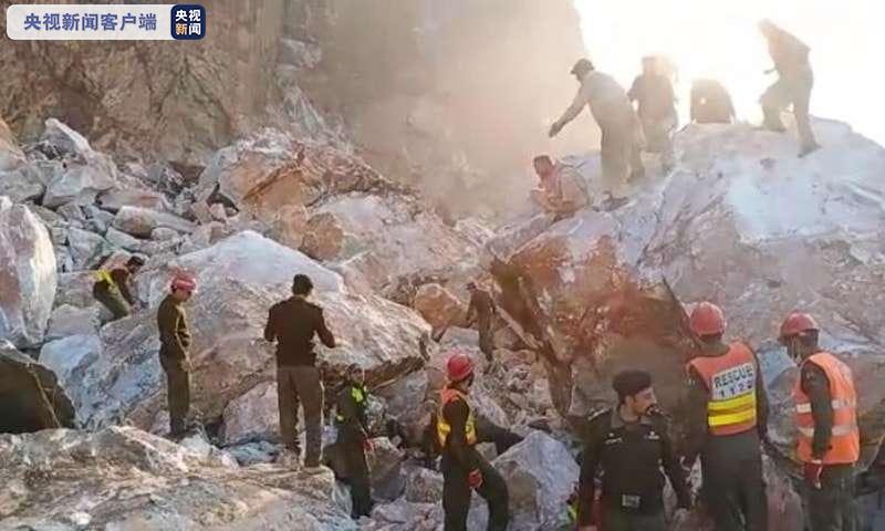 巴基斯坦一大理石矿厂岩石滑落 至少10人死亡