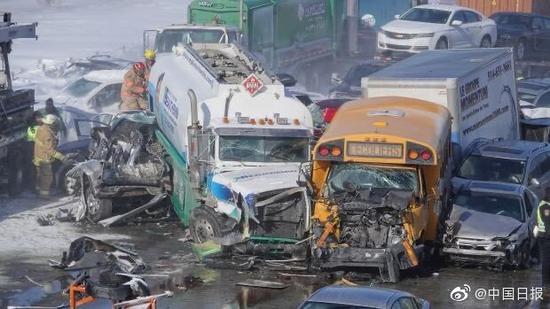 加拿大魁北克发生大型车祸 至少69人受伤