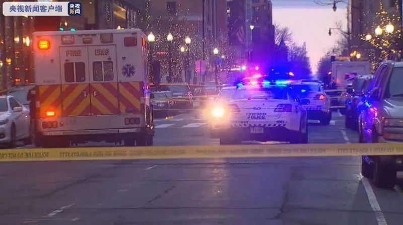美国首都华盛顿市中心发生枪击案 警方已封锁现场