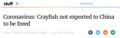 上百吨活龙虾出口中国受阻，新西兰：部分放生