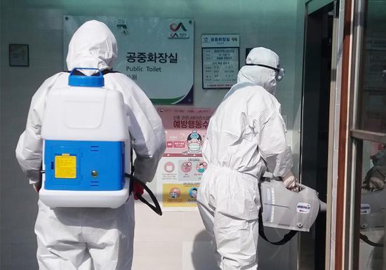 韩国新增115例新冠肺炎确诊病例 累计确诊1261例