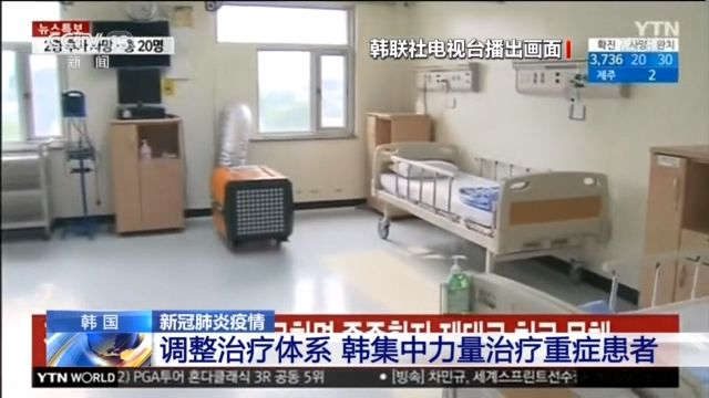 韩国调整治疗体系 集中力量治疗重症患者