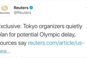 东京奥组委为奥运会可能的推迟做计划缩略图