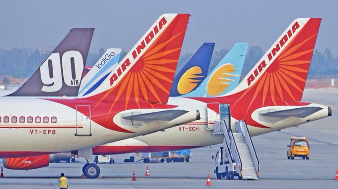 印度民航部：将停飞印度国内所有商业航班