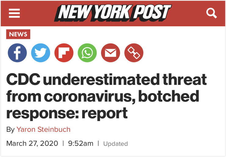 美媒：美国是如何在新冠病毒检测上落后的