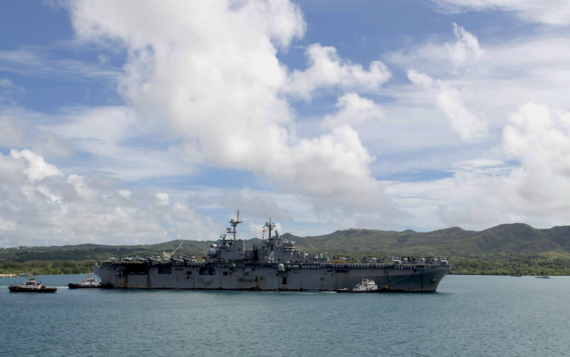 美海军首次有舰员新冠病毒检测阳性