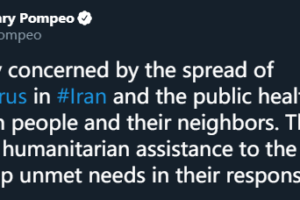 美国提议救助疫情，伊朗：虚伪缩略图
