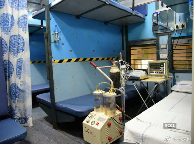 确诊人数不断增加 印度将火车车厢改成隔离病房