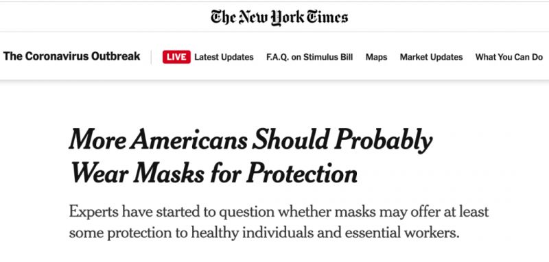 健康人不用戴口罩？西方媒体和学者看不下去了