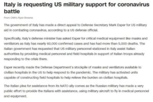 意大利直接请求美军援助缩略图