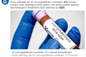 荷兰新增新冠肺炎确诊病例573例 累计4204例缩略图