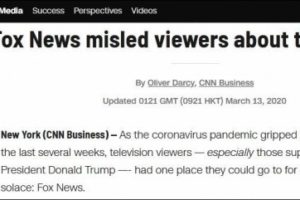 CNN“手撕”福克斯：疫情报道误导美国人缩略图