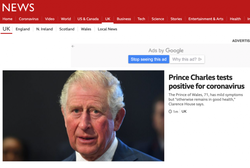 查尔斯王子确诊，全英一半人口已感染？