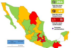 墨西哥新增4例新冠肺炎确诊病例 累计确诊11例缩略图