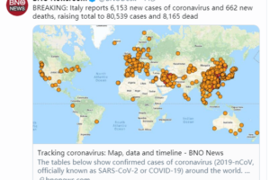 意大利新增新冠肺炎确诊病例6153例 新增死亡662例缩略图