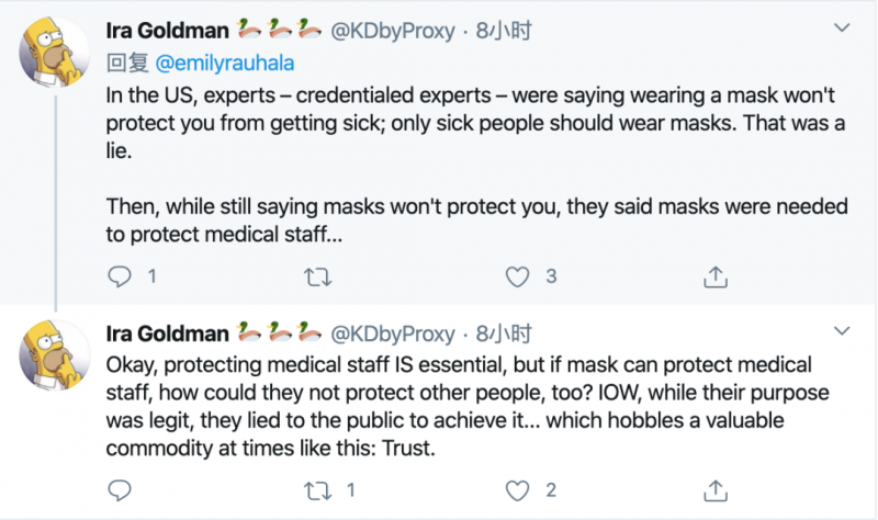 健康人不用戴口罩？西方媒体和学者看不下去了