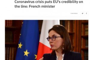 法国政府官员：新冠病毒危机危及欧盟信誉缩略图