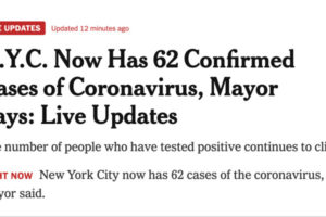 纽约市累计确诊62例新冠肺炎病例缩略图