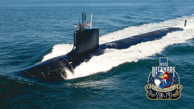 史上首次！美军核潜艇为躲避疫情在水中举行服役仪式
