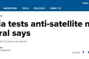 美军称俄进行反卫星试验 指责俄在太空带来“威胁”缩略图