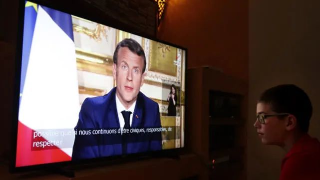 马克龙道歉电视讲话收视破纪录 全法国86%的人都在看
