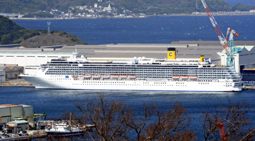 意大利邮轮停靠日本后暴发集体感染 34人确诊