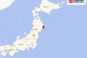 日本本州东岸近海发生6.2级地震，震源深度30千米缩略图