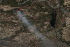 乌克兰北部发生森林火灾，火点接近切尔诺贝利缩略图