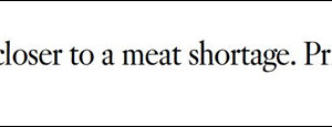 “两星期后，美国零售商会出现猪肉短缺”缩略图