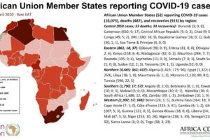 非洲大陆累计确诊人数破万 53天内蔓延至52个国家缩略图
