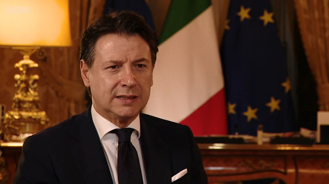 意大利总理孔特：或于4月底开始解除部分管控措施