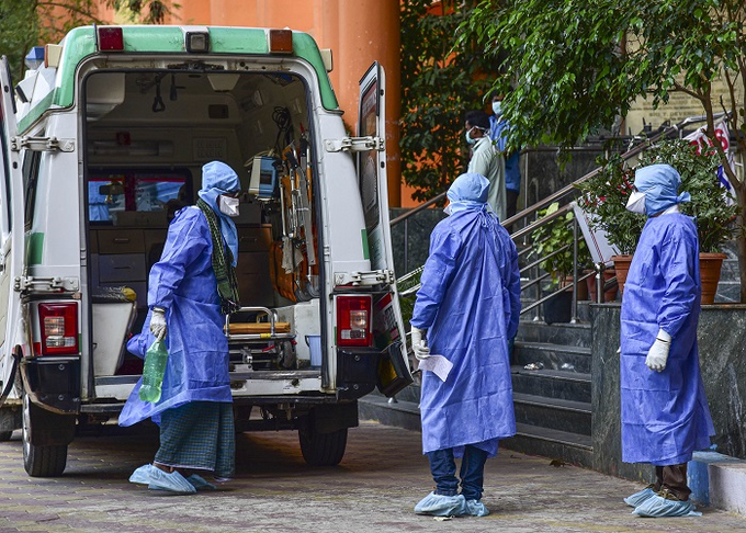印度新德里一医院14人感染新冠肺炎 医院被封锁