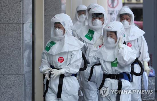 韩国新增39例新冠肺炎确诊病例 累计10423例