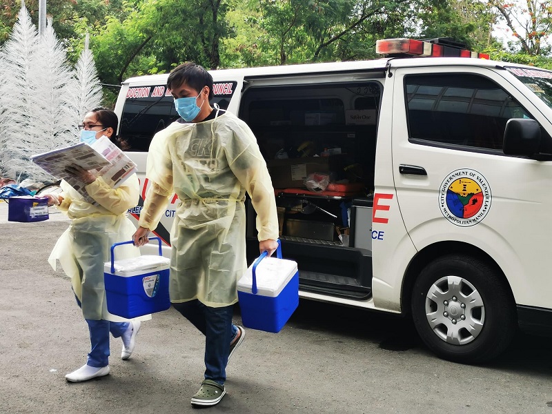 菲律宾瓦伦苏埃拉市开展大规模新冠肺炎病毒检测