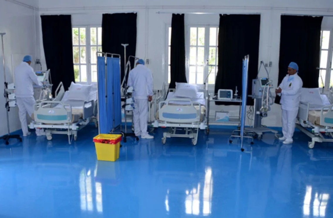 摩洛哥又建成一座野战医院 专门收治新冠肺炎患者