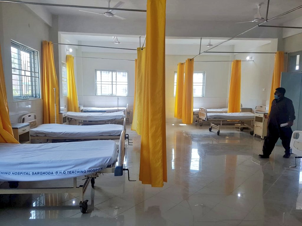 巴基斯坦旁遮普省新建两所“方舱”医院