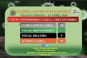 赞比亚新增2例新冠肺炎确诊病例 累计增至76例缩略图